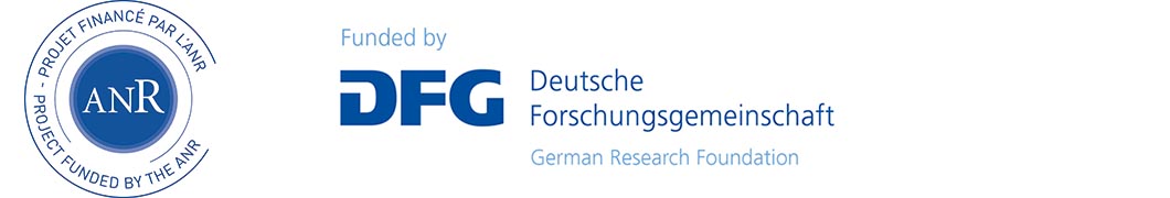 Logos of Agence Nationale de la Recherche (ANR) and Deutsche Forschungsgemeinschaft (DFG)