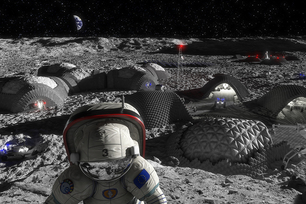 Paving the road for large area sintering of regolith