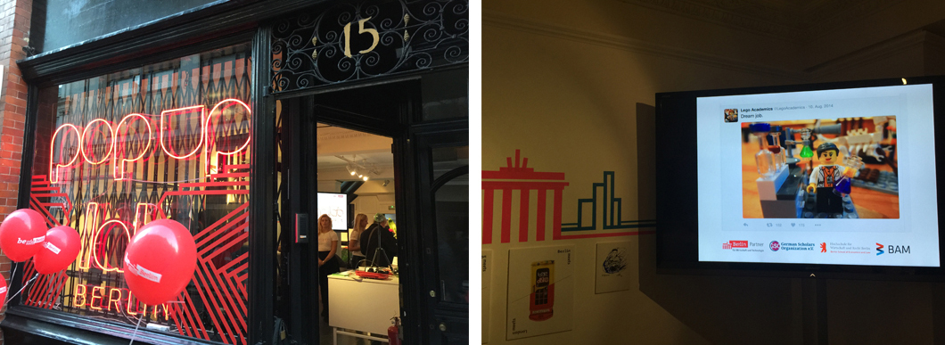 Pop-up Lab 2016: Karrierewege in der Ressortforschung des Bundes - vorgestellt im hippen Londoner Stadtteil Soho Pop-up Lab 2016: Karrierewege in der Ressortforschung des Bundes - vorgestellt im hippen Londoner Stadtteil Soho