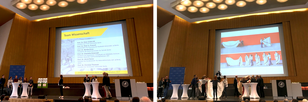 Gemeinsam mit FU-Präsident Peter-André Alt, TU-Präsident Christian Thomsen und anderen Wissenschaftsmanagern trat BAM-Präsident Prof. Ulrich Panne zum „Antiken Vierkampf“ an. Gemeinsam mit FU-Präsident Peter-André Alt, TU-Präsident Christian Thomsen und anderen Wissenschaftsmanagern trat BAM-Präsident Prof. Ulrich Panne zum „Antiken Vierkampf“ an.