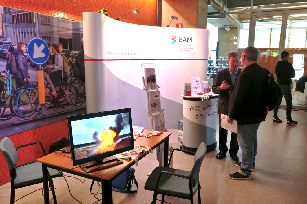 Infostand der BAM auf der Loss Prevention Infostand der BAM auf der Loss Prevention
