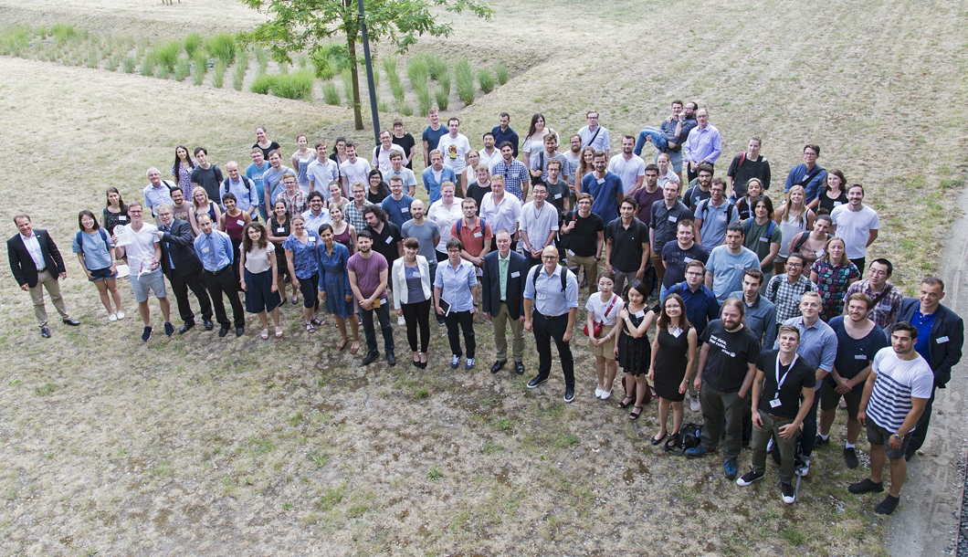 Doktorandinnen, Doktoranden und Alumnus zum PhD Day 2018