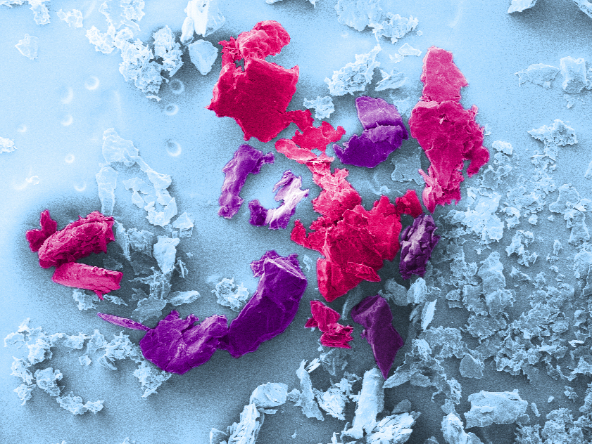 Plastic particles Plastic particles