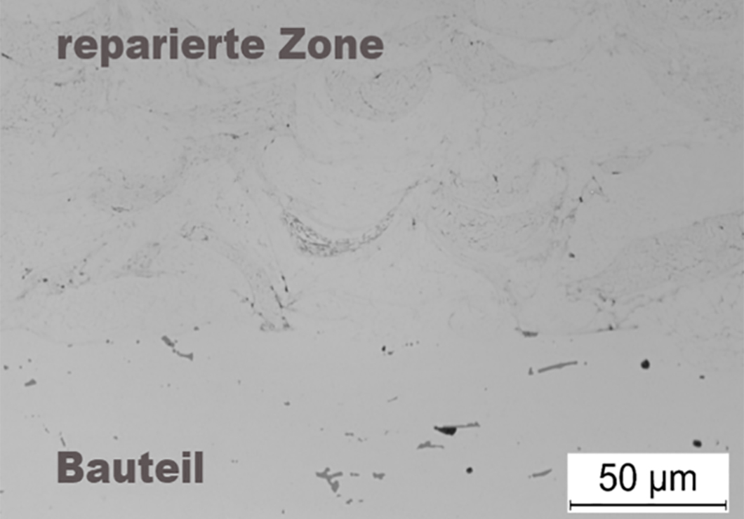 Makroaufnahme: Bauteil, reparierte Zonoe Makroaufnahme: Bauteil, reparierte Zonoe