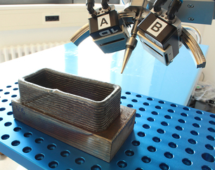 Eigenspannungsanalyse an einer generativ geschweißten Bauteilprobe aus hochfestem Stahl Eigenspannungsanalyse an einer generativ geschweißten Bauteilprobe aus hochfestem Stahl