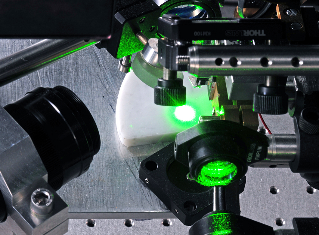 Laser-induzierte Breakdown-Spektroskopie (grüner Laser)  Laser-induzierte Breakdown-Spektroskopie (grüner Laser)