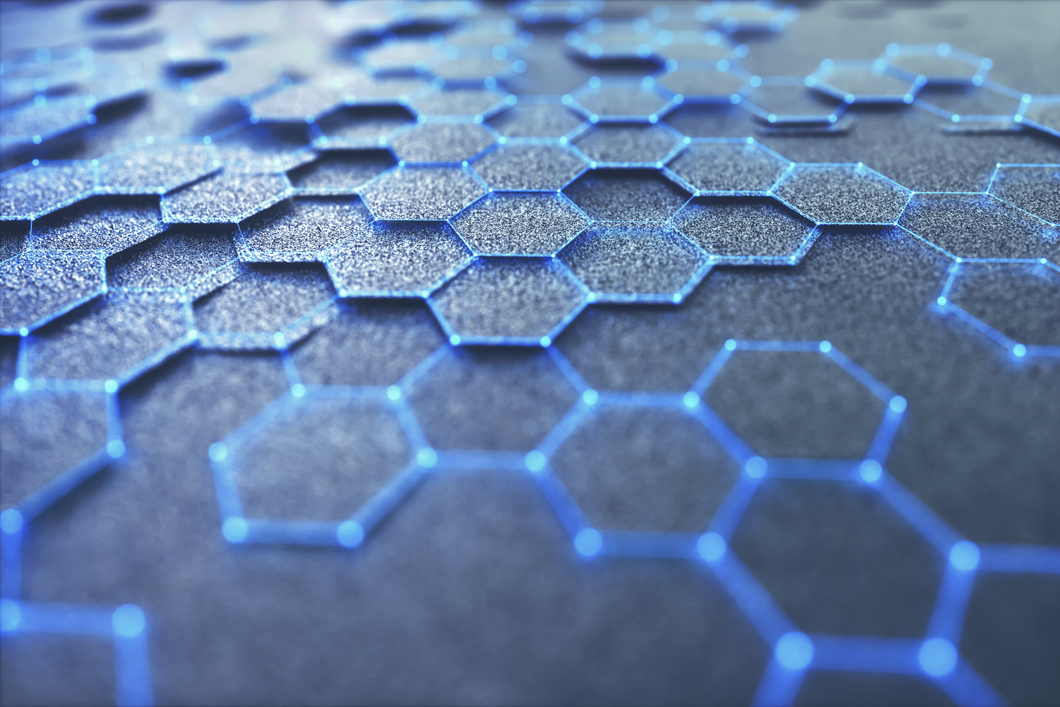 Graphene sheet, conceptual illustration Graphene sheet, conceptual illustration