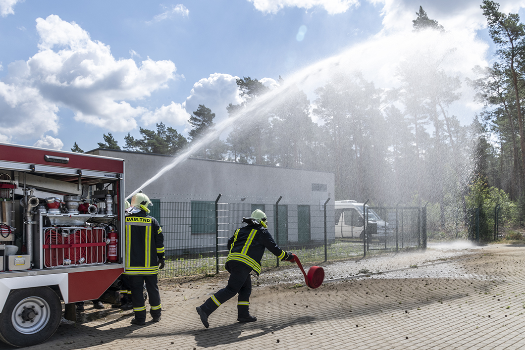 Waldbrandübung auf dem TTS Waldbrandübung auf dem TTS