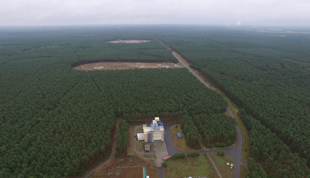 Aerial view of BAM's Test Site for Technical Safety