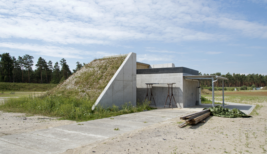 Demolition chamber at the test site