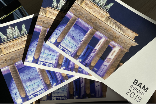 Cover of the current BAM Report 2019 Cover of the current BAM Report 2019