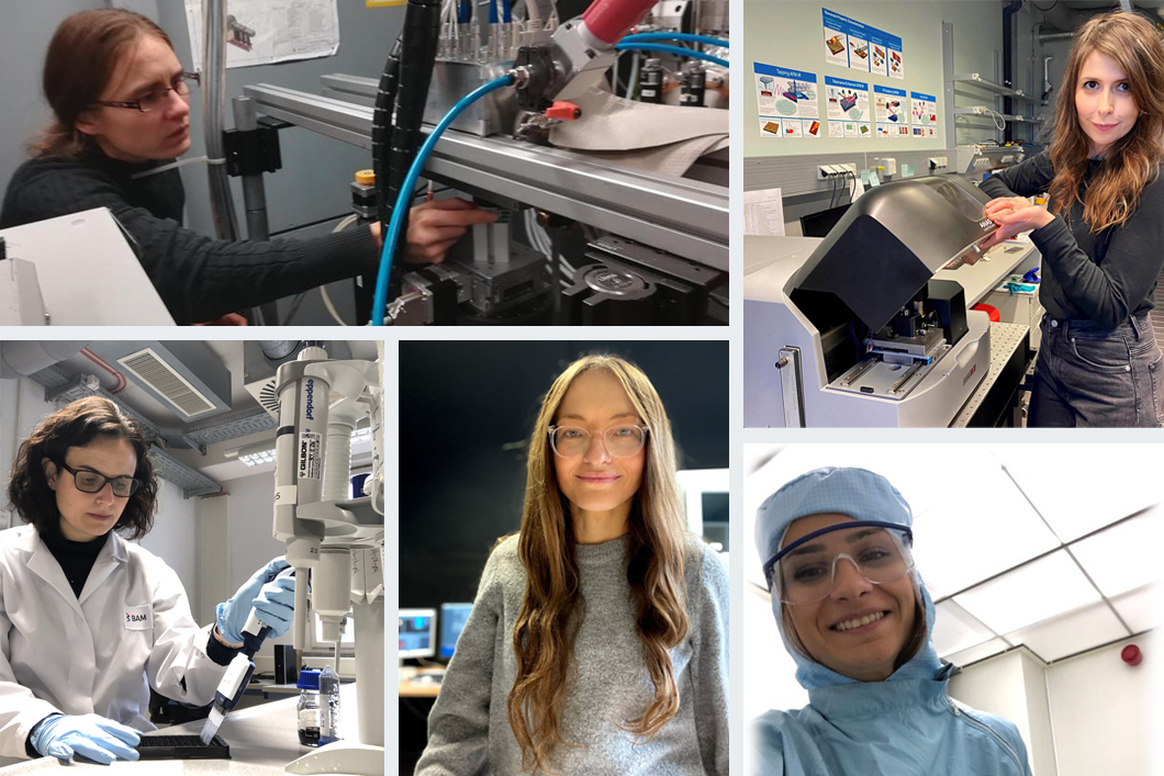 Female scientists at BAM Female scientists at BAM