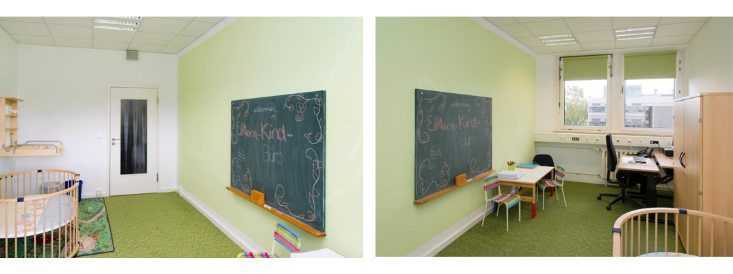The new parent-and-child office is painted in a beautiful, fresh green and has a fully equipped PC workstation and various child-friendly furniture. The new parent-and-child office is painted in a beautiful, fresh green and has a fully equipped PC workstation and various child-friendly furniture.