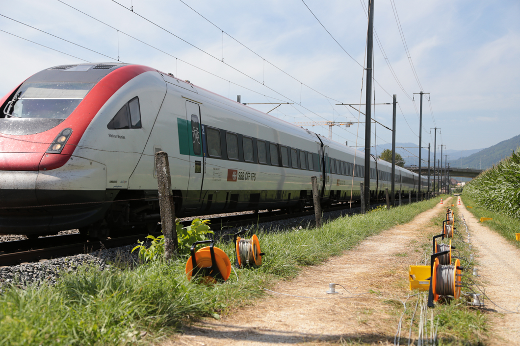 Investigation of train vibrations and soil properties Investigation of train vibrations and soil properties