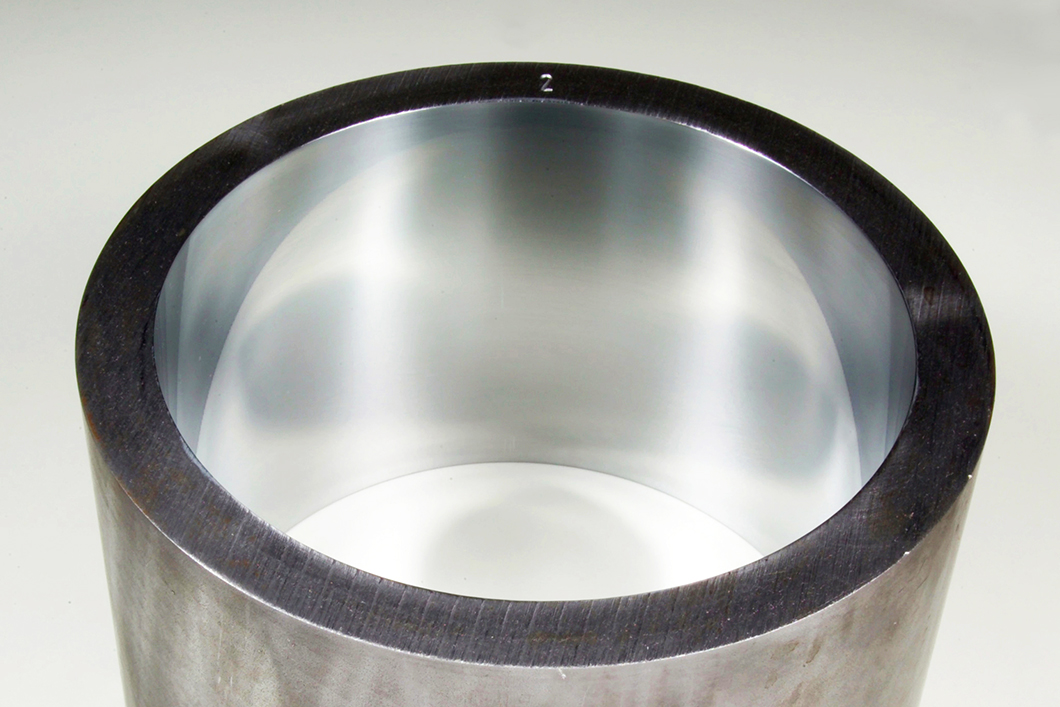 Section of a steel pipe Section of a steel pipe