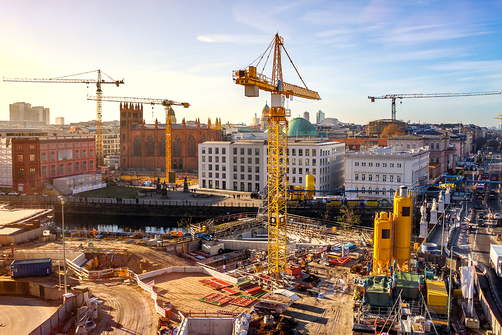 Construction site in Berlin Construction site in Berlin