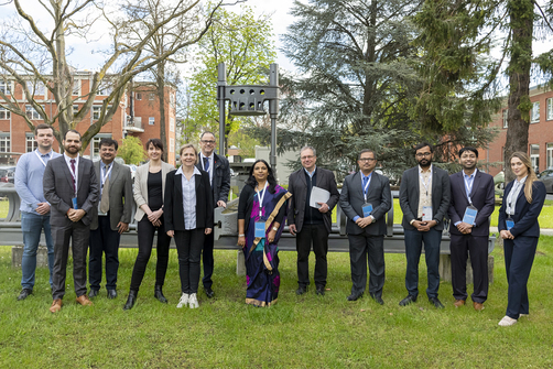 Group photo of the indian delegation and BAM scientists Group photo of the indian delegation and BAM scientists