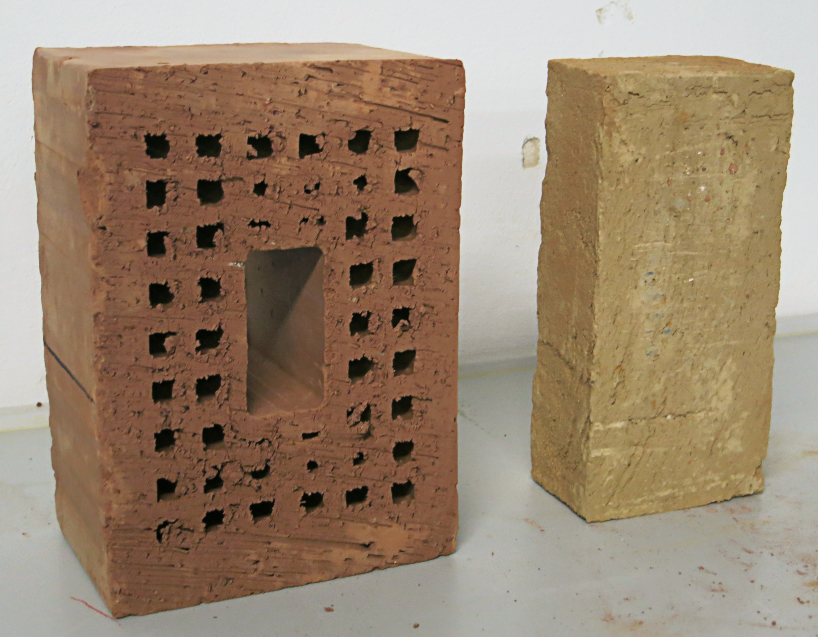 Typical earth blocks Typical earth blocks