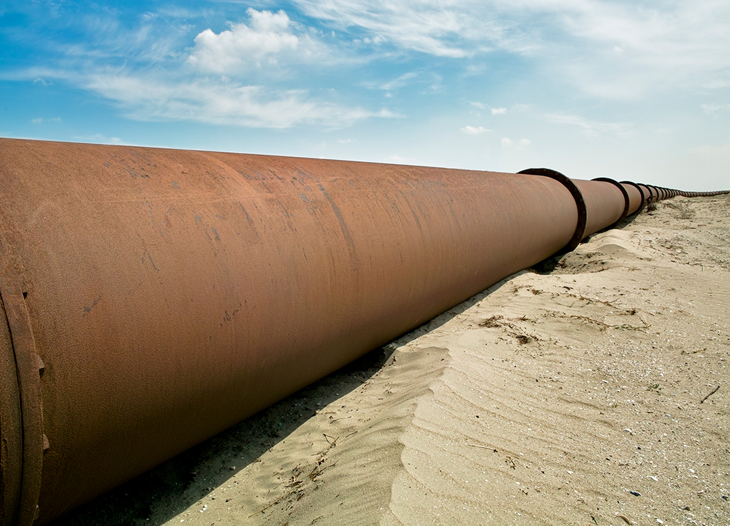 Corroded pipeline Corroded pipeline