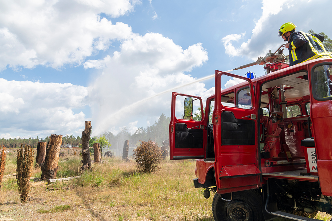 Forest fire exercise on BAM TTS Forest fire exercise on BAM TTS