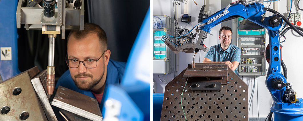 Welding robot, R. Winterkorn and A. Pittner Welding robot, R. Winterkorn and A. Pittner