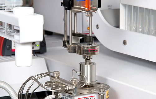 Measurement device for the analysis of plastic particles