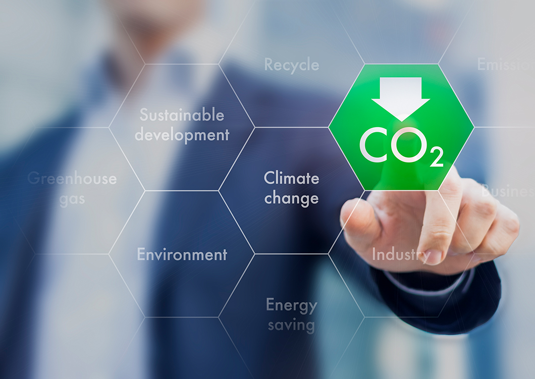 CO reduzieren Grafik zur Reduktion von CO2
