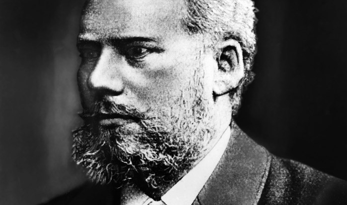 Adolf Martens Studio Huber Gollner Reproduktion eines Bildes von Prof. Adolf Martens in jüngeren Jahren
