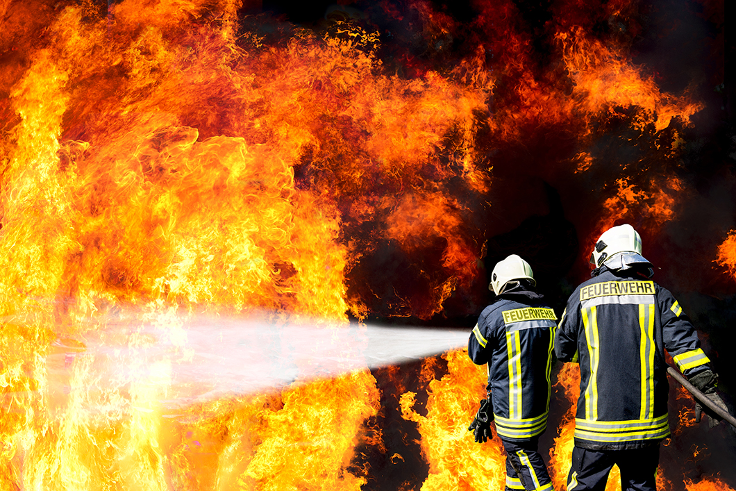 Fire Science Feuerwehr löscht Großbrand