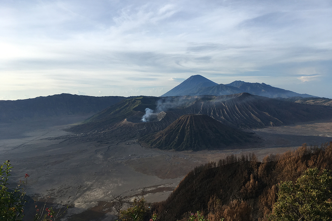 Vulkan Bromo auf Indonesien Vulkan Bromo auf Indonesien