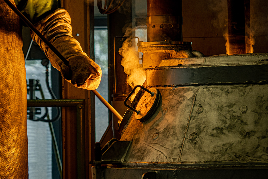 Circular Economy Working at BAM's small-scale arc furnace